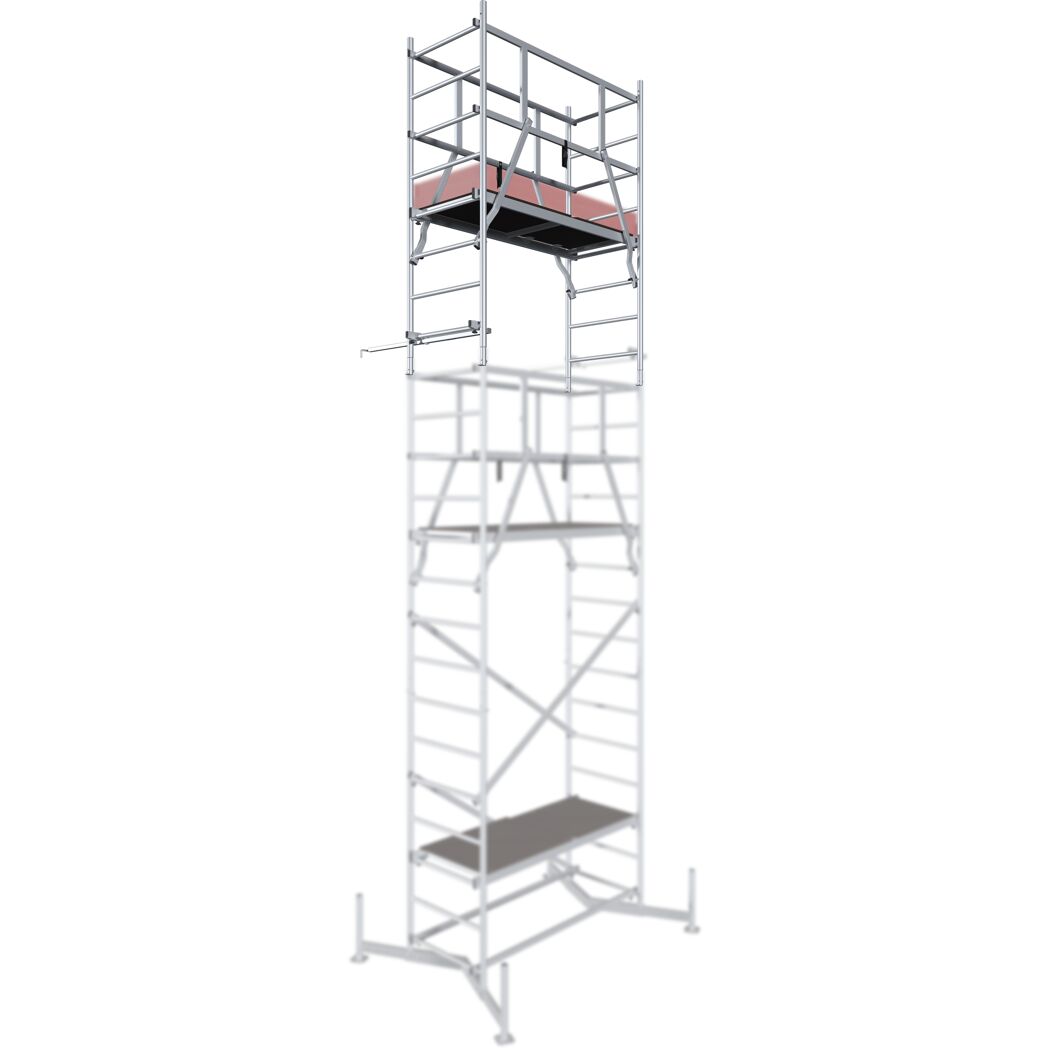 ClimTec Gerüstsystem2, zwei Aufstockungen.