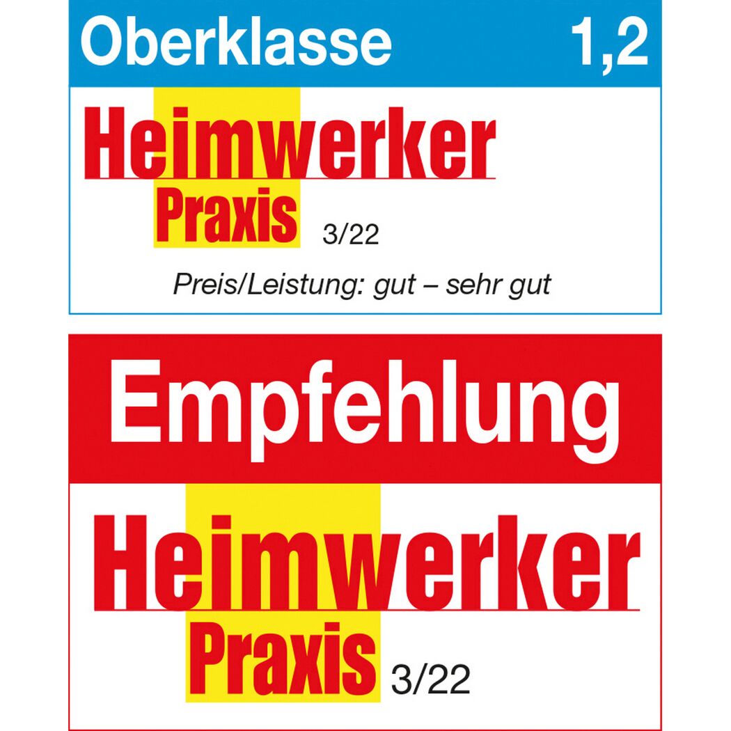 Heimwerker Praxis: Testnote 1,2; Empfehlung