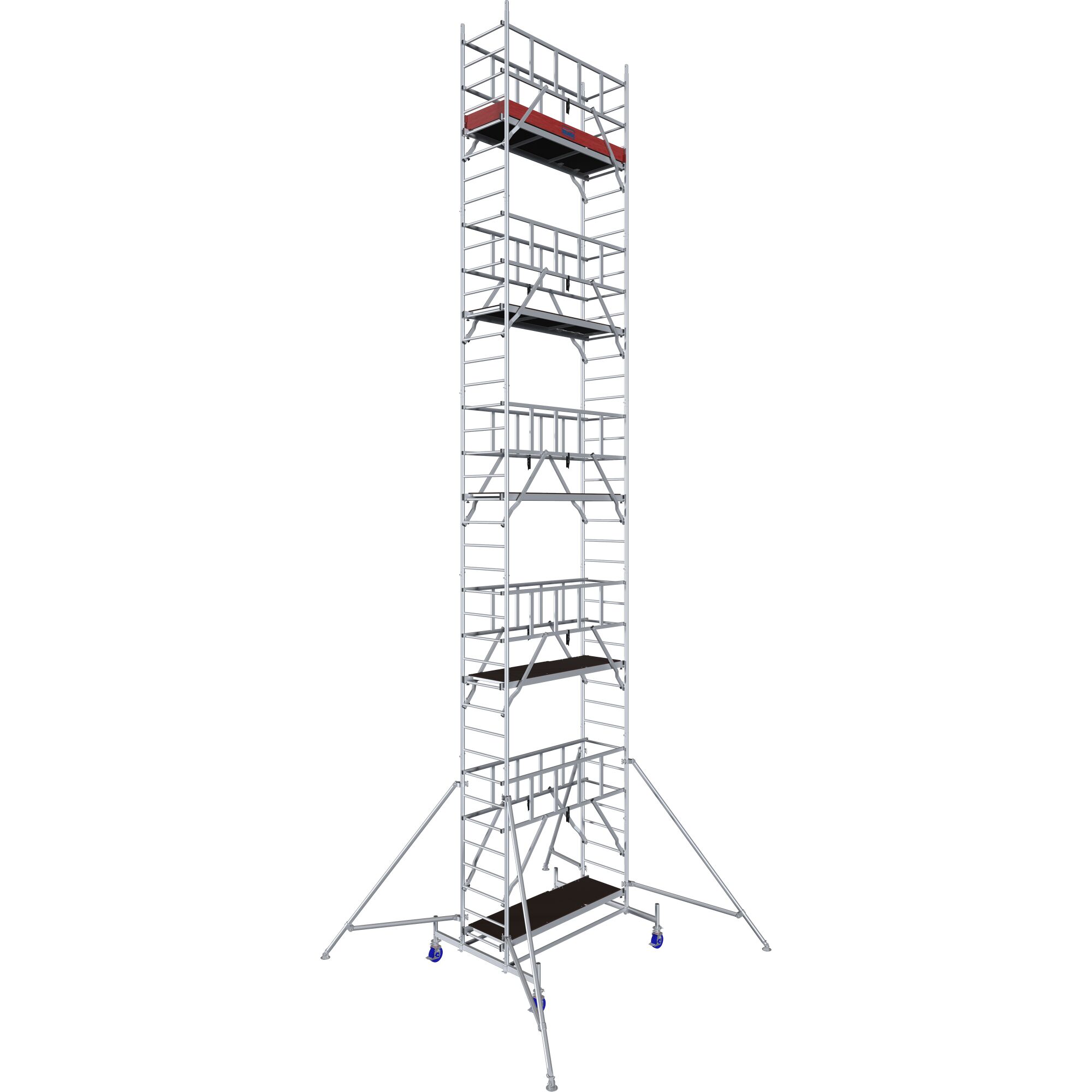 Fahrgerüst aus Aluminium mit mehreren Plattformen