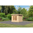 Gartenhaus 'Limbach 3' Fichtenholz naturbelassen 222 x 244 x 244 cm
