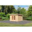 Gartenhaus 'Limbach 7' Fichtenholz naturbelassen 222 x 304 x 304 cm