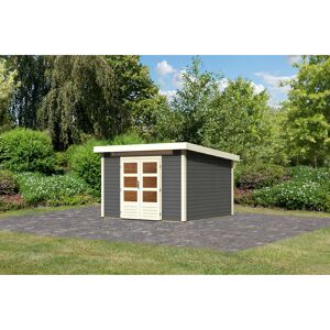 Gartenhaus 'Limbach 7' Fichtenholz terragrau 222 x 304 x 304 cm