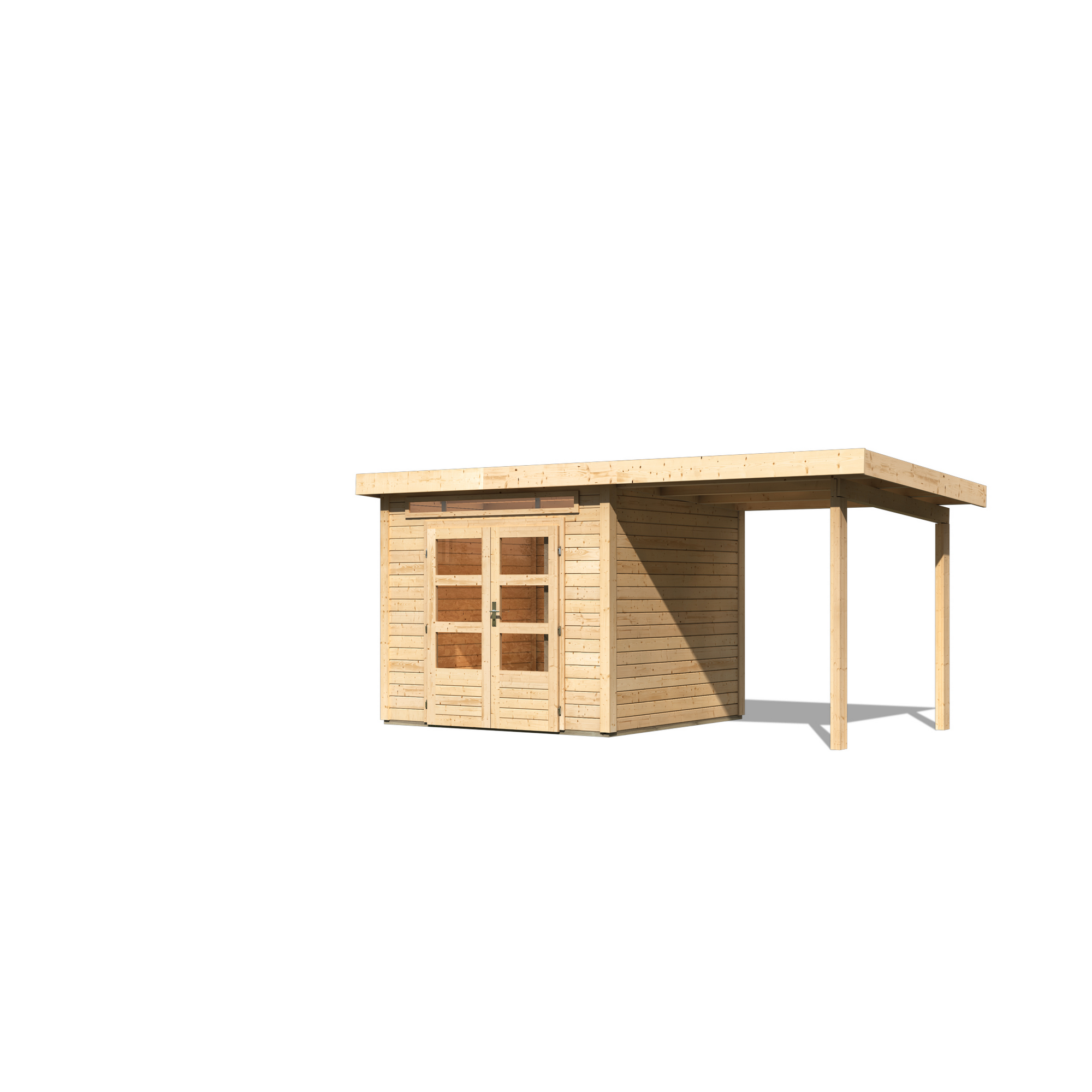 Woodfeeling Gartenhaus-Set 'Limbach 3' F...