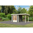 Gartenhaus-Set 'Limbach 3' Fichtenholz terragrau 222 x 479 x 254 cm