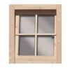 Holzfenster mit vier Scheiben