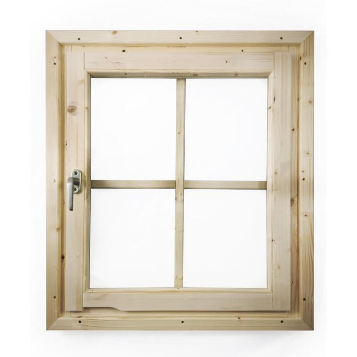 Dreh/Kippfenster Fichte naturbelassen 69 x 80 x 6 cm, für Gartenhäuser