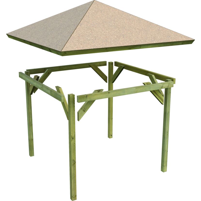 Gartenlaube Holm aus Holz