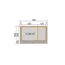 Garagen- und Geräteschrank GH 253, Maße