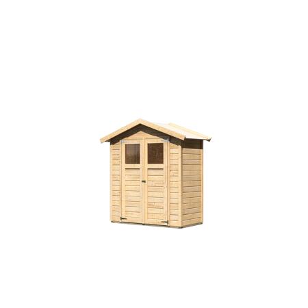 3. Bild von Gartenhaus 'Dahme 0' naturbelassen 180 x 93 x 222 cm