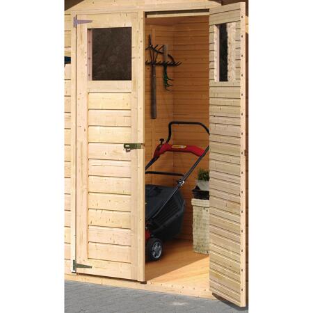 5. Bild von Gartenhaus 'Dahme 1' naturbelassen 180 x 123 x 222 cm