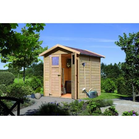 2. Bild von Gartenhaus 'Dahme 3' naturbelassen 180 x 184 x 222 cm