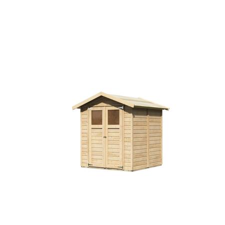 4. Bild von Gartenhaus 'Dahme 3' naturbelassen 180 x 184 x 222 cm