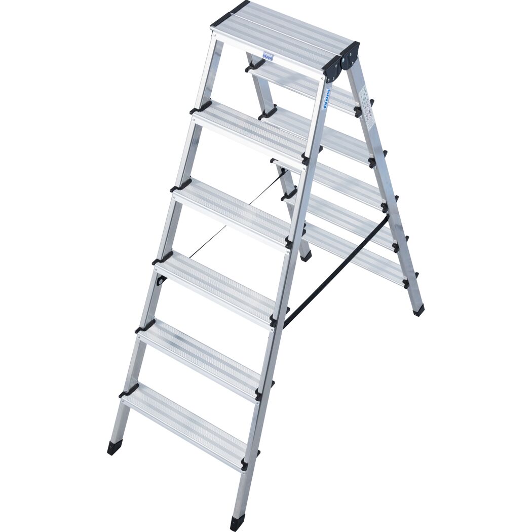 Sechsstufen-Doppelleiter aus Aluminium