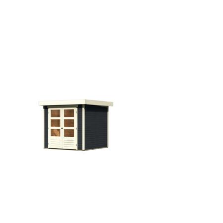 3. Bild von Gartenhaus 'Dornhan 2' anthrazit 242 x 238 x 211 cm