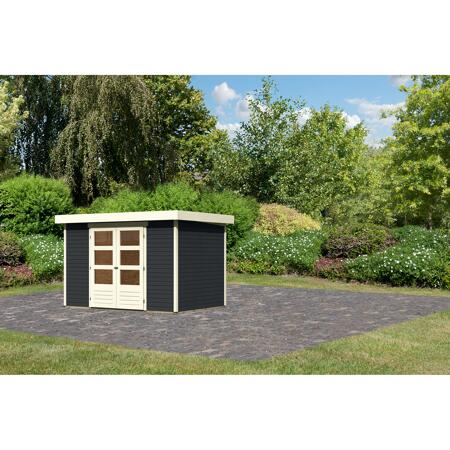 2. Bild von Gartenhaus 'Dornhan 4' anthrazit 330 x 238 x 211 cm