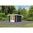 Gartenhaus Dornhan 6 Flachdach anthrazit
