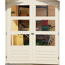 Gartenhaus-Set 'Dornhan 4' anthrazit mit Anbaudach 330 x 238 x 211 cm