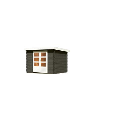 3. Bild von Gartenhaus 'Rieneck 3' terragrau 315 x 273 x 220 cm