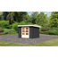 Gartenhaus 'Rieneck 3' anthrazit 315 x 273 x 220 cm