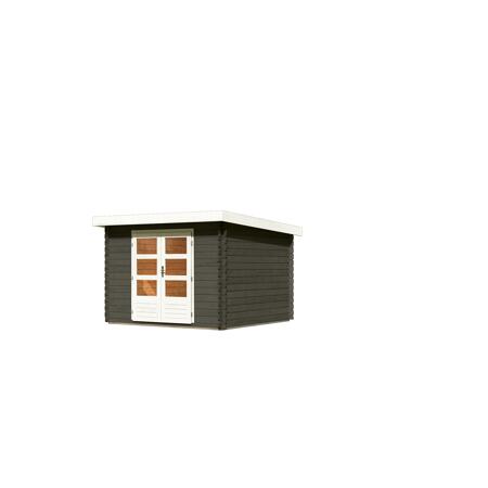3. Bild von Gartenhaus 'Rieneck5' terragrau 315 x 333 x 222 cm