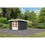 Gartenhaus 'Rieneck5' anthrazit 315 x 333 x 222 cm