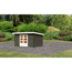Gartenhaus 'Rieneck 7' terragrau 375 x 333 x 222 cm