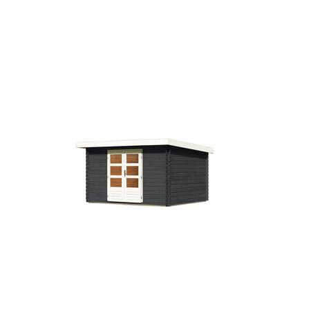 3. Bild von Gartenhaus 'Rieneck 7' anthrazit 375 x 333 x 222 cm