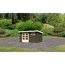 Gartenhaus 'Rieneck 8' terragrau 405 x 333 x 222 cm