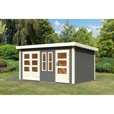 2. Bild von Gartenhaus 'Flehingen 2' terragrau 458 x 302 x 228 cm