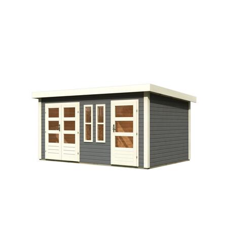 3. Bild von Gartenhaus 'Flehingen 2' terragrau 458 x 302 x 228 cm