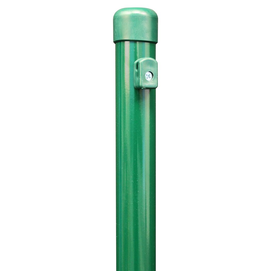 Grüner Zaunpfahl