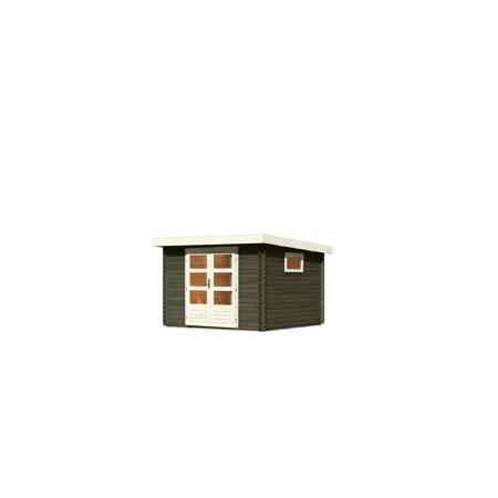 3. Bild von Gartenhaus 'Grönau 3' terragrau 317 x 333 x 217 cm