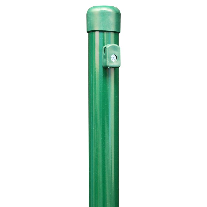 Grüner Zaunpfahl