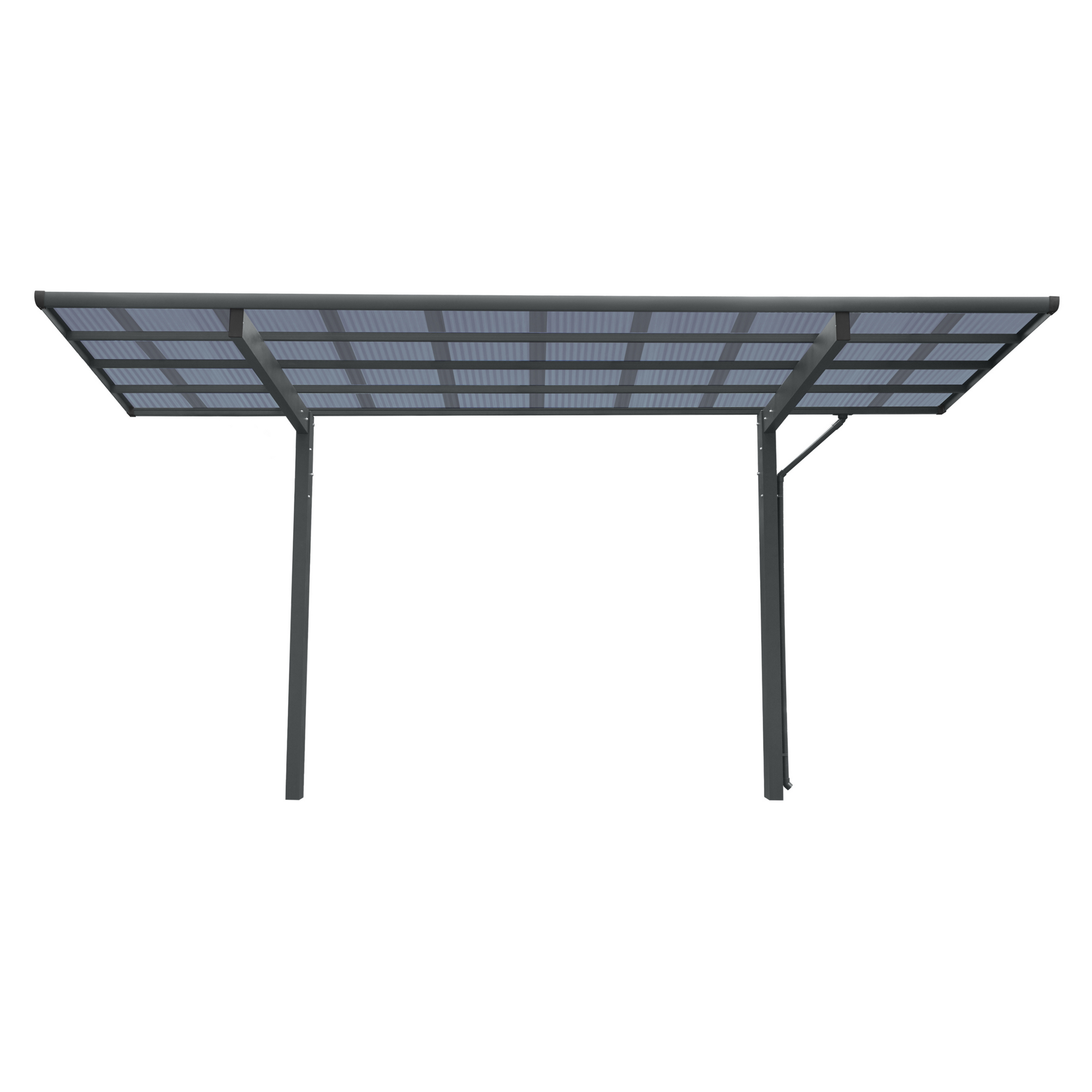 Carport 'Wing 80' anthrazit 276 x 531 x 284 cm