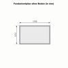 Fundamentplan mit den Maßen 1770 x 1212 mm