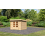 Gartenhaus 'Wiesenhaus 3' Fichtenholz naturbelassen 297 x 237 x 217 cm