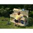 Kinderspielküche 'Tony' Fichtenholz naturbelassen 119,5 x 44 x 79 cm