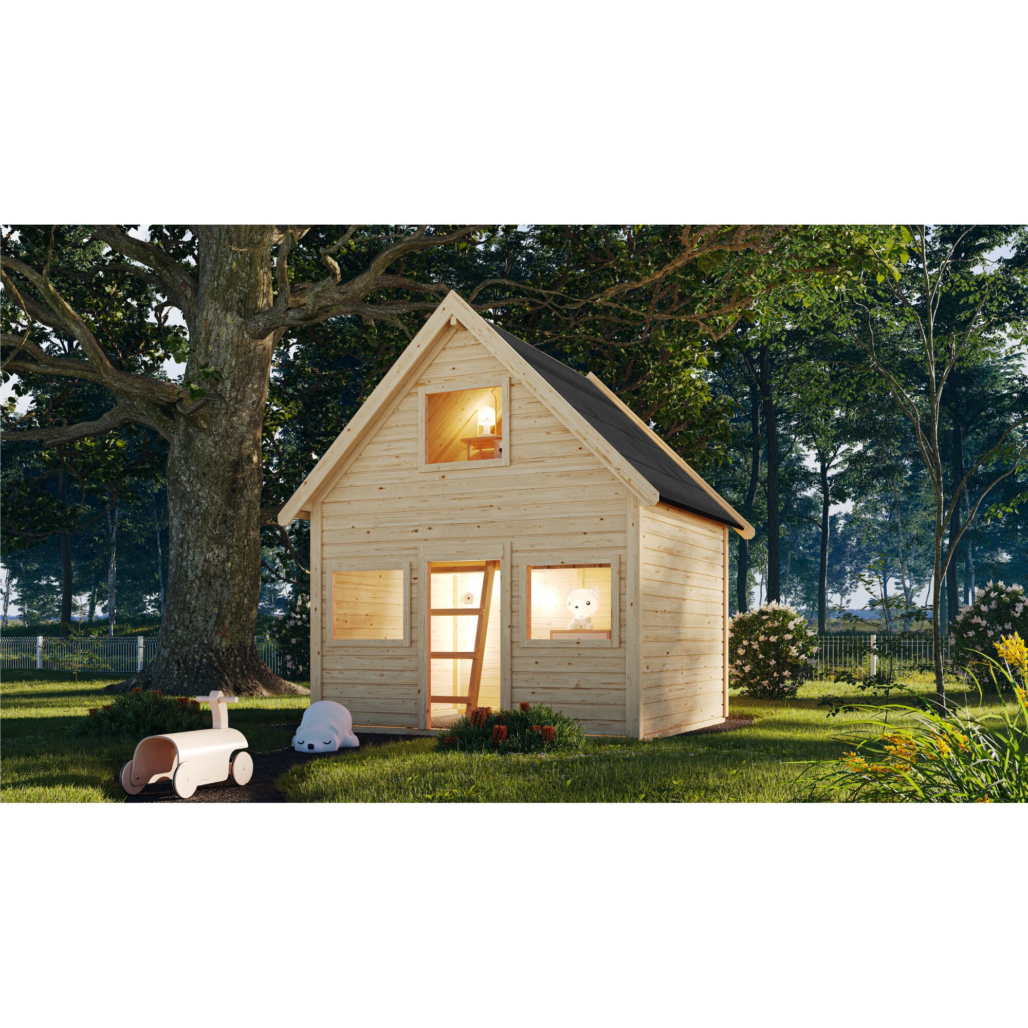 Spielhaus Fynn im Garten