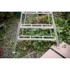3-Holm-Gartenleiter Aluminium silbern 128 x 248 x 337 cm