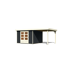 Gartenhaus-Set 'Raskola 6' anthrazit mit Anbaudach 558 x 216 x 331 cm