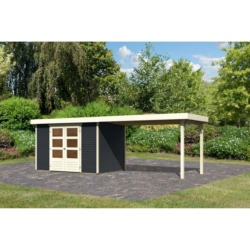 Gartenhaus mit Überdachung