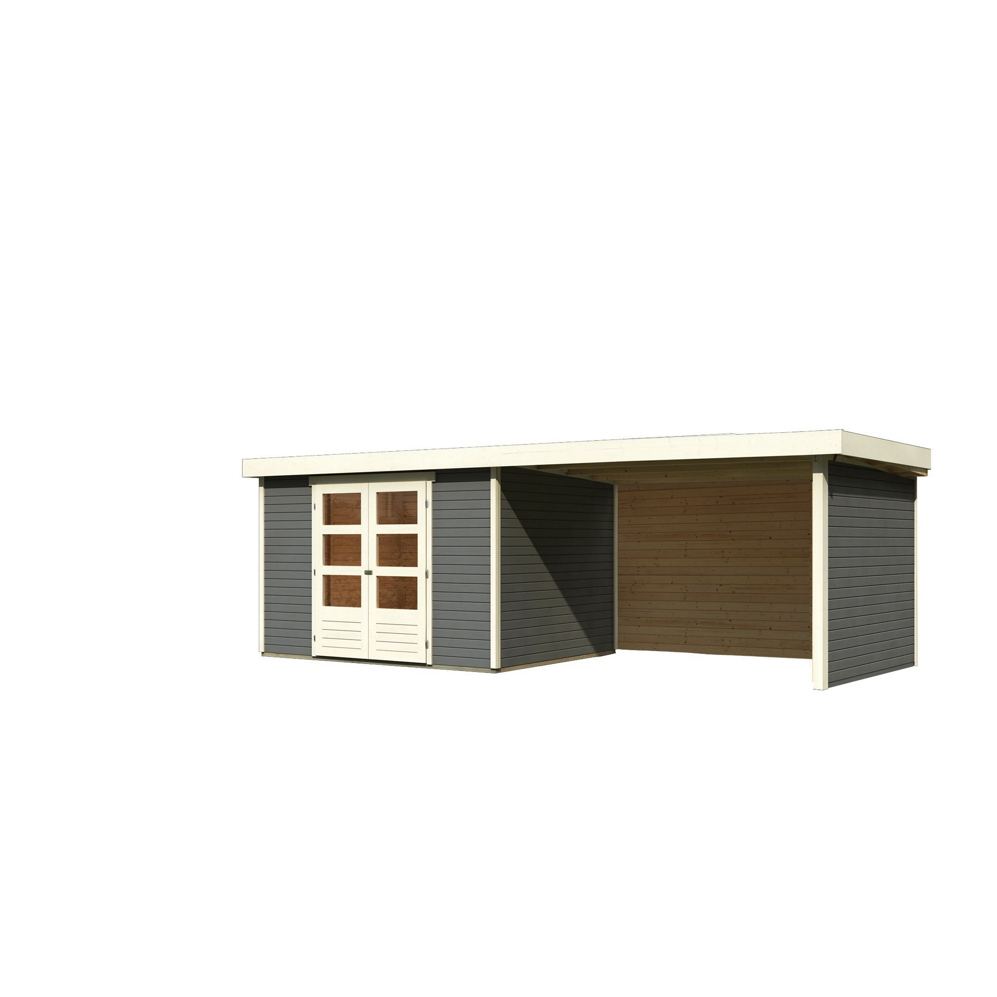 Gartenhaus mit Überdachung