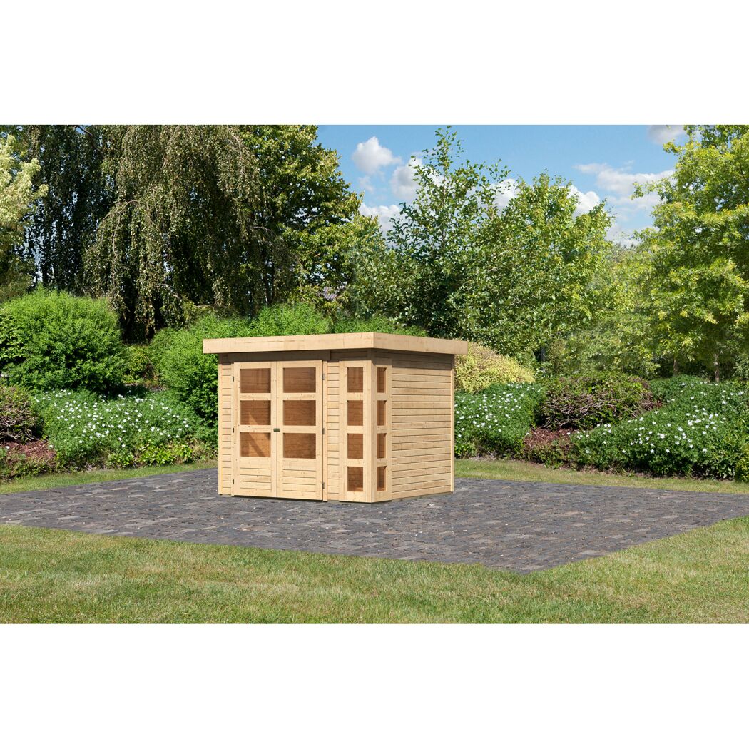 Gartenhaus 'Terko 3' naturbelassen 266 x 211 x 238 cm