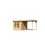 Gartenhaus aus Holz mit Überdachung