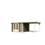 Gartenhaus-Set 'Terko 6' terragrau mit Anbaudach 334 x 216 x 331 cm