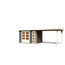 Gartenhaus-Set 'Terko 4' terragrau mit Schleppdach 609 x 211 x 238 cm