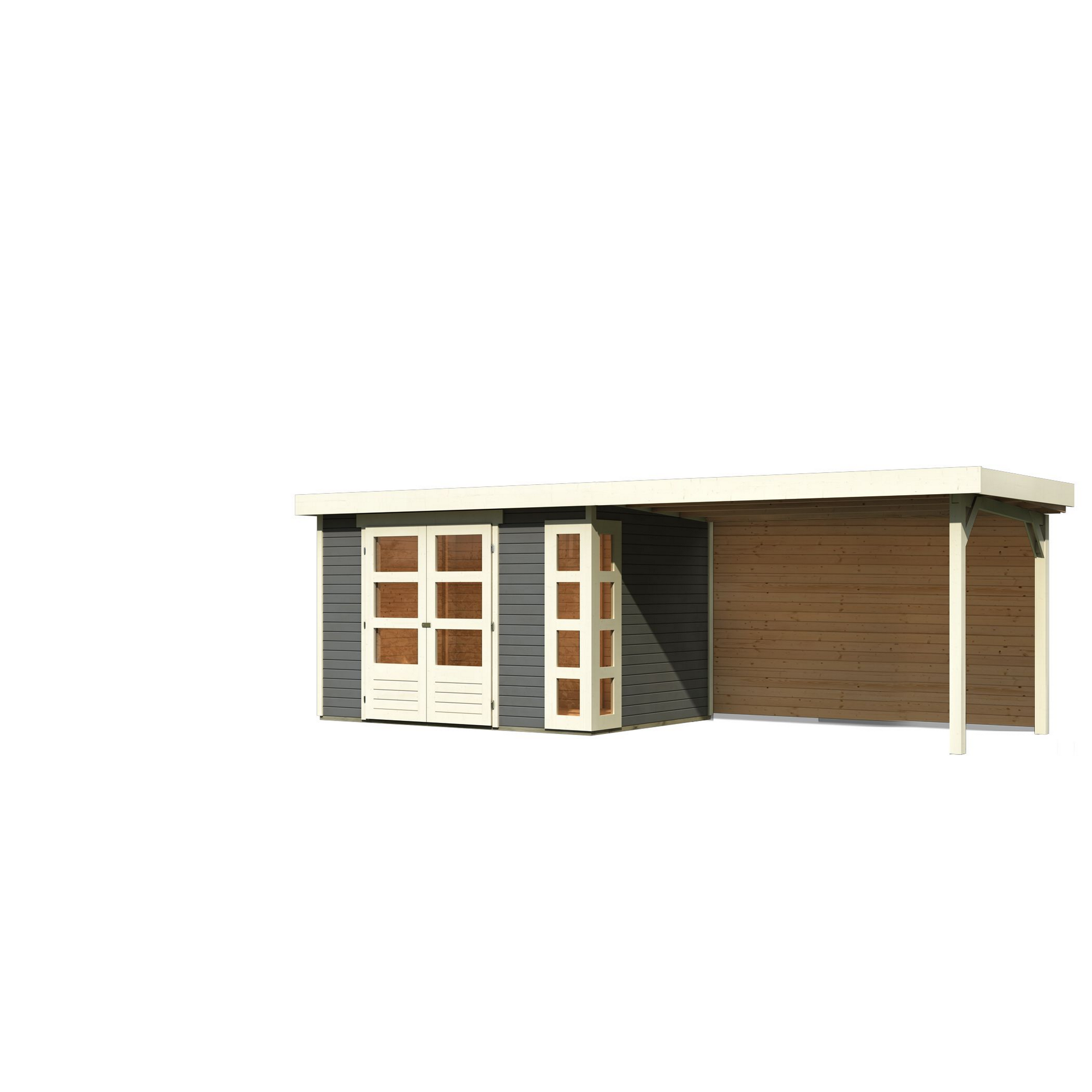 Gartenhaus mit Überdachung