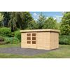 Gartenhaus aus Holz mit Doppeltür