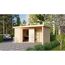 Gartenhaus aus Holz mit Terrasse