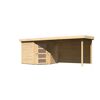 Gartenhaus aus Holz mit Überdachung
